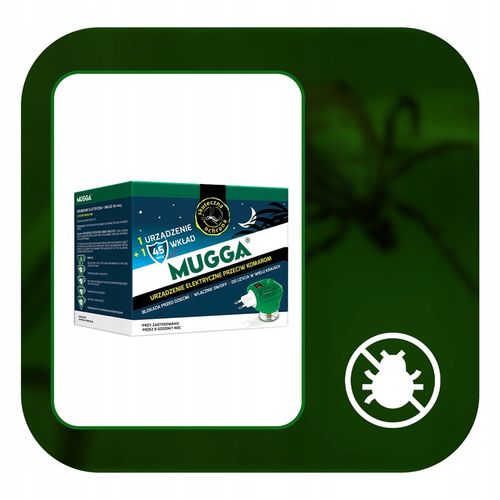 MUGGA DO KONTAKTU ZWALCZA KOMARY OWADY NA 45 NOCY URZĄDZENIE+WKŁAD na Arena.pl