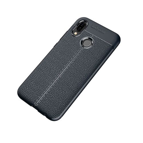 Litchi Pattern Etui Huawei P20 Lite niebieske na Arena.pl