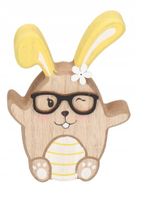 ZAJĄC ZAJĄCZEK WIELKANOCNY DREWNIANY FIGURKA 12 CM