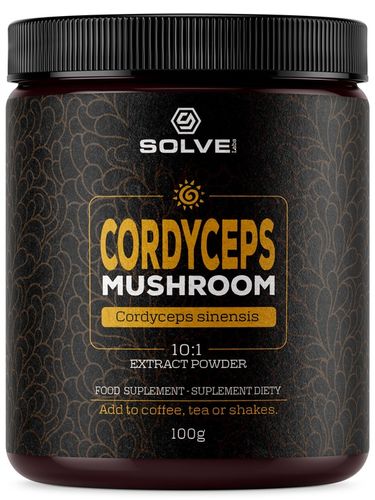 CORDYCEPS SINENSIS 10:1 EKSTRAKT 100G SOLVE LABS na Arena.pl