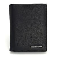portfel męski pionowy z rfid bellugio - czarny