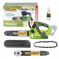 PROCRAFT Piła pilarka łańcuchowa akumulatorowa 12" 304mm 20V BODY PKA42LI
