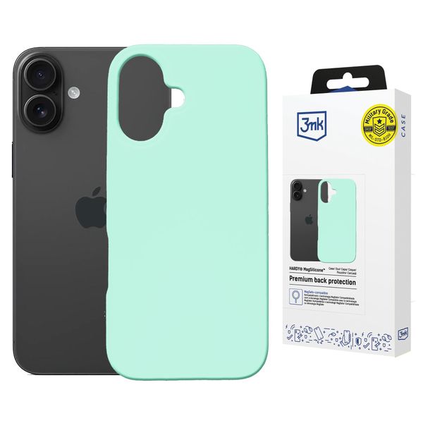 apple iphone 16 - 3mk hardy magsilicone teal zdjęcie 1