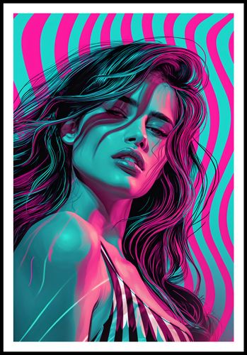 Plakat 68x101cm Neonowy Wzrok na Arena.pl