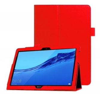 Etui składane do Huawei Mediapad T5 10 10.1  Czerwony