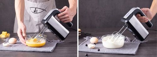 MIKSER RĘCZNY ROBOT KUCHENNY TODOMI TURBO PODKŁADKA TRZEPACZKI HAKI 5 BIEGI na Arena.pl