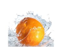 50X50CM POMARAŃCZOWY PLUSK OBRAZ