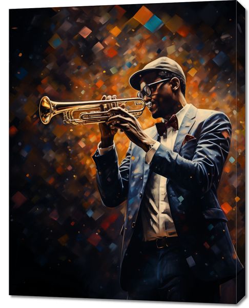 Obraz 70x90cm Symfonia na Trąbce zdjęcie 1