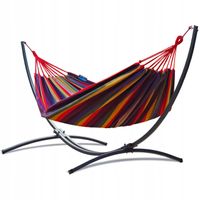 Hamak 200x120cm + Stelaż stalowy do 120kg POTENZA