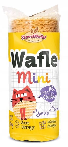 Eurowafel Wafle mini 80g zdjęcie 1
