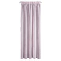 Lekka różowa firana etamina słodkie pomponiki