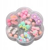 KOLCZYKI DLA DZIECI KLIPSY NA USZY BEZ DZIUREK ZESTAW 7 PAR