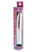 ladyfinger mini vibrator silver