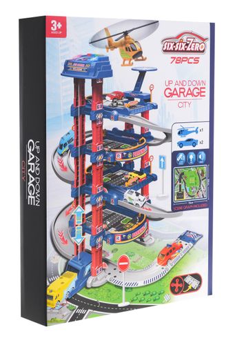 Duży Parking Interaktywny Garaż Dla Dzieci 3+ Elektryczna Winda + Mata Pod na Arena.pl