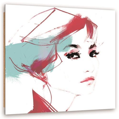 Deco Panel, Kobiece spojrzenie abstrakcja 60x60 na Arena.pl