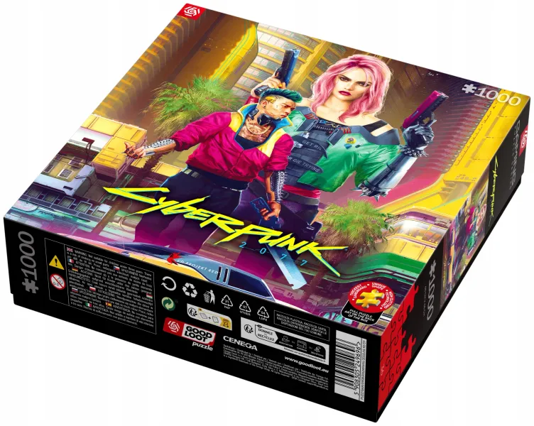 Puzzle 1000 elementów. Cyberpunk 2077. Kitsch Style zdjęcie 2