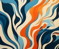 Plakat 60x50cm Oceaniczne Fale