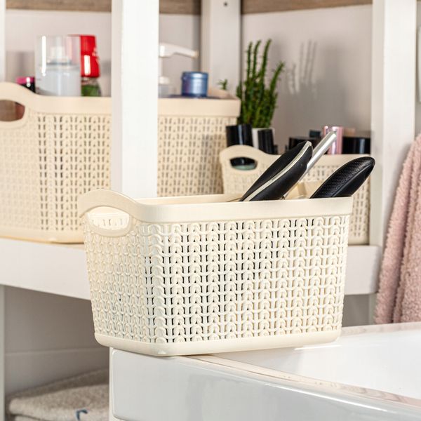 KOSZYK POJEMNIK PUDEŁKO PLASTIK KOSZ 3,3L KOLORY zdjęcie 6