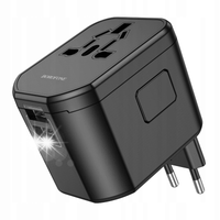 Adapter sieciowy zasilania ładowarka zasilacz 2x USB +wtyczka USA UK EU AU