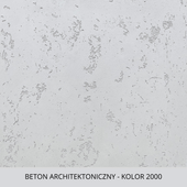 Beton architektoniczny tynk dekoracyjny 15 kg / do 15 m² Kolor 2000