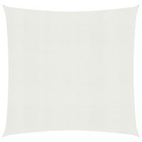 Żagiel przeciwsłoneczny, 160 g/m², biały, 2,5x2,5 m, HDPE