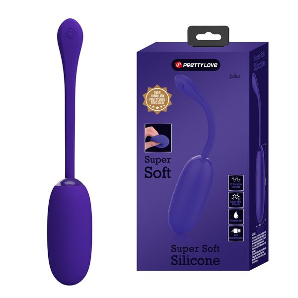 Pretty Love - Julius Egg Purple 12 Function Vibrations zdjęcie 2