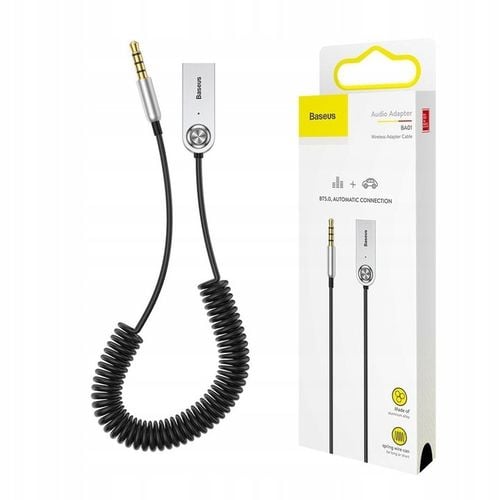 Adapter audio Bluetooth 5.0 Baseus USB, AUX czarny na Arena.pl