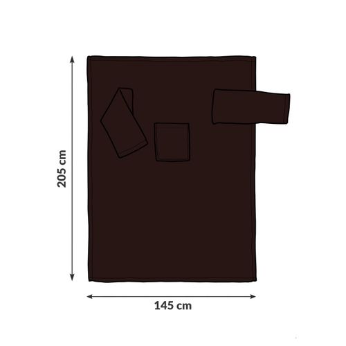 Kocyko-szlafrok - Czekolada na Arena.pl