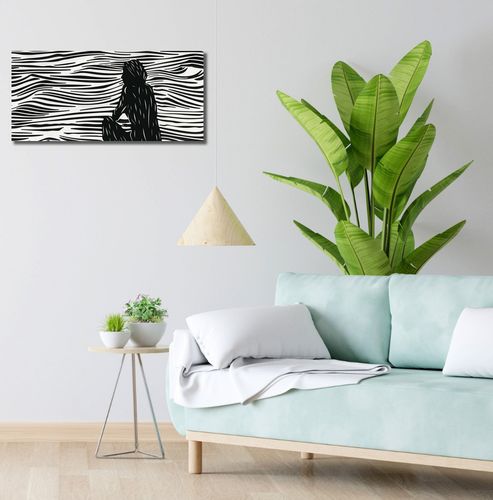 Obraz 70x30cm Złożone Fluidalne Linie na Arena.pl