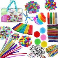 Zestaw do prac ręcznych ZLARO 2000 el plastikowy dla dzieci 3 lata +