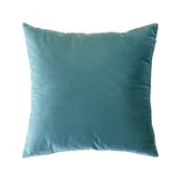 Poszewka NIEBIESKA poduszka BŁĘKITNA aksamitna dekoracyjna 30X50CM