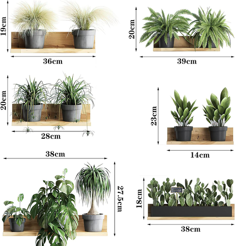 Naklejki ścienne rośliny 3D bonsai zestaw dekoracja salon na Arena.pl