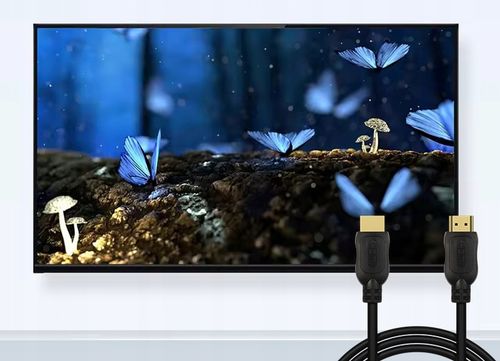 KABEL PRZEWÓD HDMI 1.4 FULL HD UHD 4K 3D TELEWIZOR POZŁACANY DŁUGI 7m na Arena.pl
