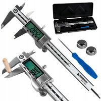 SUWMIARKA CYFROWA LCD 150 MM 0,01 MM POMIAR WEWNĘTRZNY ZEWNĘTRZNY 2 BATERIE