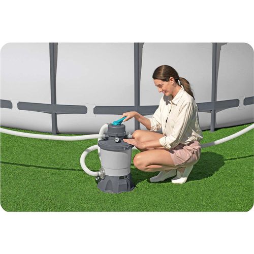 Pompa piaskowa do basenów + kulki filtracyjne 3596l/h Bestway 58515 na Arena.pl