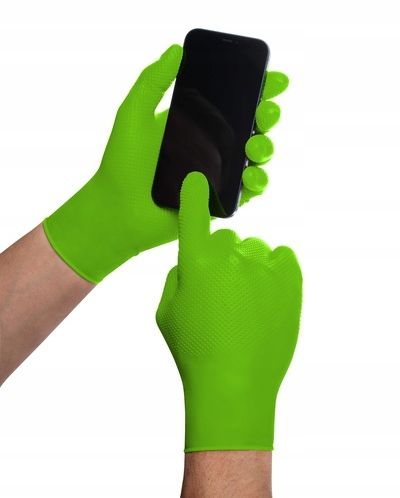 Rękawiczki MERCATOR GOGRIP OGRODNICZE green ZIELONE 50 szt. rozmiar XL na Arena.pl