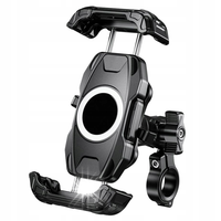 Aluminiowy uchwyt rowerowy motocyklowy na smartfon system antywibracyjny