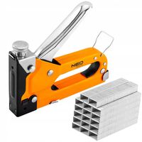 NEO TOOLS Zszywacz Tapicerski Metalowy TAKER 4-14 mm + ZSZYWKI 5 000