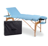 Stół do masażu ZENET drewniany - rozkładany, regulowany, profesjonalny