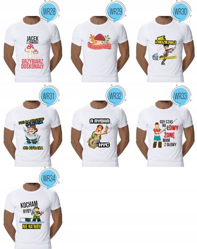 Koszulka z nadrukiem DLA DZIAŁKOWCA hobby hit na Arena.pl