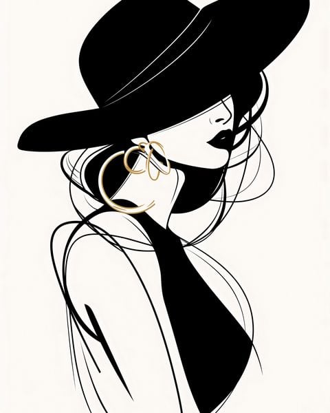 Plakat 40x50cm Uwikłana Elegancja zdjęcie 1