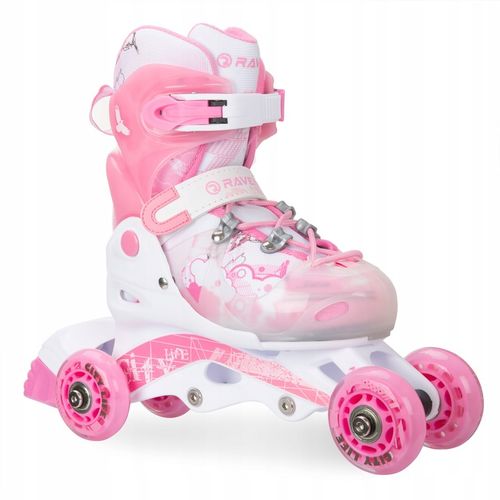 Regulowane Rolko-Wrotki 3w1 RAVEN Princess 34-37 na Arena.pl