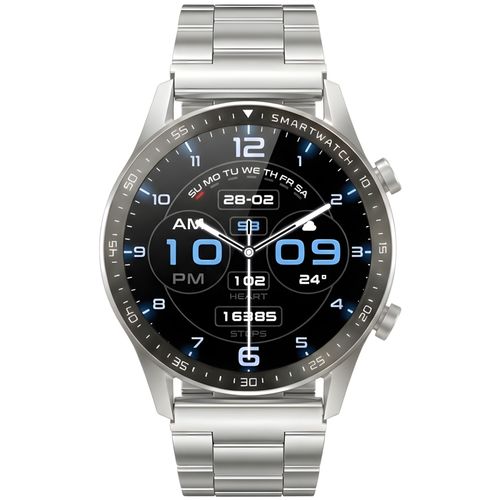 smartwatch gravity srebrny bransoleta + pasek gt10-6 na Arena.pl