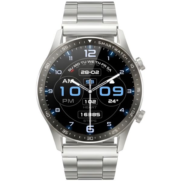 smartwatch gravity srebrny bransoleta + pasek gt10-6 zdjęcie 9