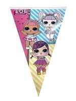 Girlanda papierowa Laleczki LOL, 200 cm