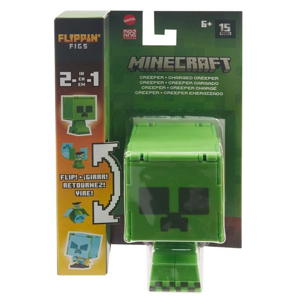 Figurka MATTEL Minecraft Creeper z transformacją 2w1 HTL46 zdjęcie 6
