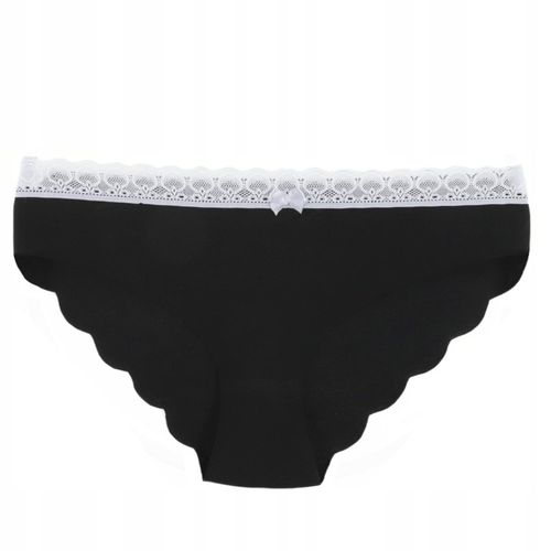 4x Majtki Damskie Bezszwowe Figi Bawełniane Laserowo Cięte Gładkie MORAJ M na Arena.pl