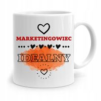 Dla Marketingowca Kubek Marketingowiec Idealny Z Nadrukiem Ze Zdjęciem