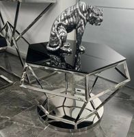 Stolik kawowy / ława Diamentino Srebrny 80x80x50