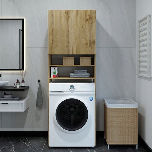 REGAŁ ŁAZIENKOWY SZAFKA NAD PRALKE WOTAN 4 PÓŁKI na Arena.pl